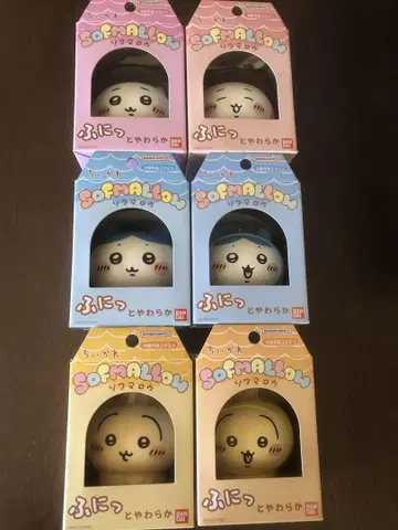 반다이 치이카와 (먼작귀) SOFMALLOW 6종 세트