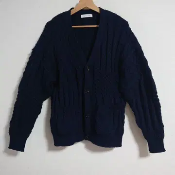 FREAK'S STORE 네이비 케이블 니트 가디건 S 사이즈