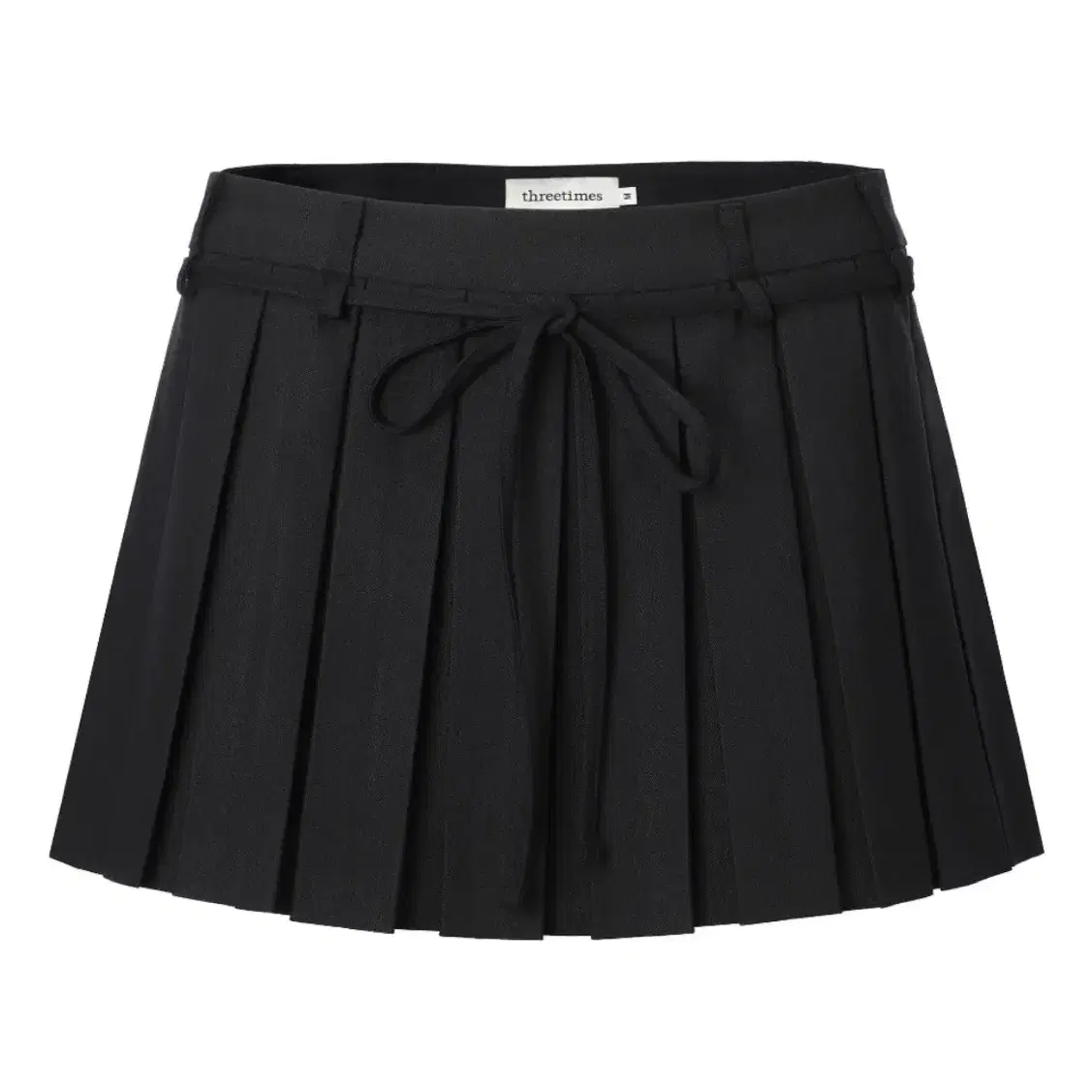 【threetimes】 Cheery skirt 4色 threetimes] Cheery skirt Solid grey 正規品 韓国ブランド 韓国