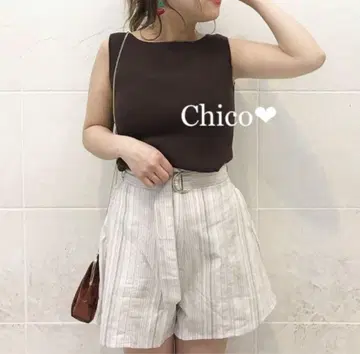 후즈 후 치코 택 포함 새상품 하이웨스트 숏 팬츠