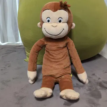 Curious George 오자루의 조지 봉제 인형 약 38cm