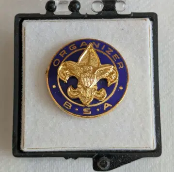 B.S.A. ORGANIZER 핀 배지 보이 스카우트 핀즈