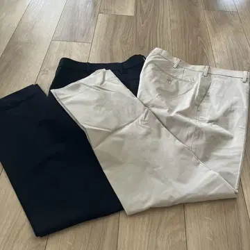 미사용 유니클로 슬랙스 허리 79cm 길이 73cm 2개