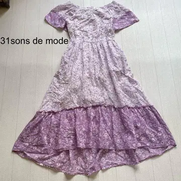 31sons de mode 인도산 작은 꽃 프린트 원피스 핑크 38