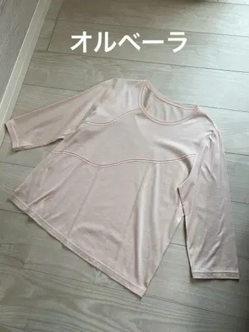 오르베라 7부 기장 티셔츠 라이트 핑크
