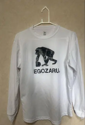 EGOZARU 화이트 긴팔 티셔츠 M