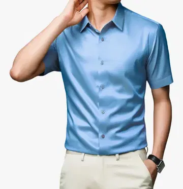 우미시모 반팔 와이셔츠 목둘레 44cm 레귤러 사이즈 남성용