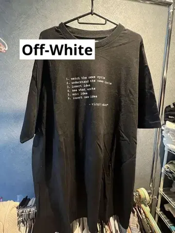 Off-White NEW WORLD 티셔츠 M