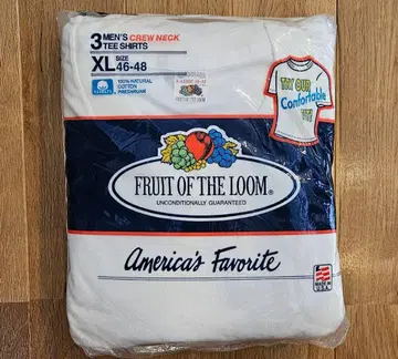 FRUIT OF THE LOOM 티셔츠 USA제