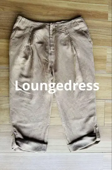 Loungedress 베이지 롤업 팬츠