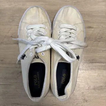 POLO 아이보리 스니커즈