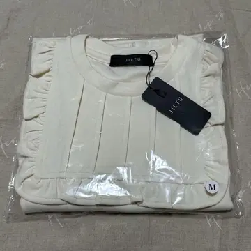 JILTU frill tee Ivory / 티셔츠 아이보리 M 사이즈