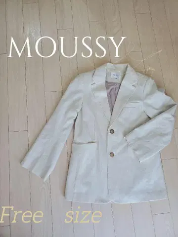 MOUSSY 테일러드 자켓 아이보리 프리 사이즈