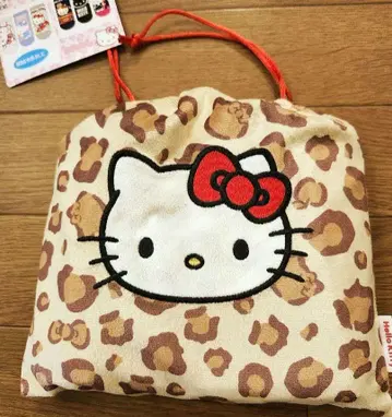호피무늬 키티 양말 6족 세트 23cm~25cm 접촉 냉감 가공 시마무라