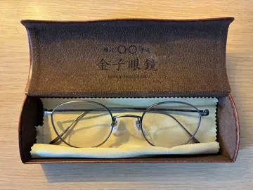 금자안경 원형 안경 실버 케이스 포함