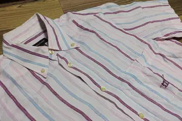 헨리코튼 Henry Cottons 스트라이프 셔츠 린넨 100%