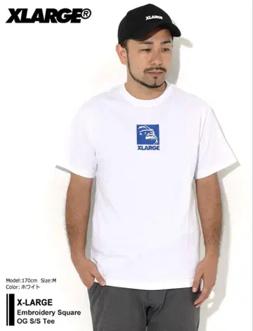 XLARGE 화이트 티셔츠 L 사이즈