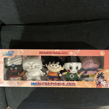 드래곤볼 개봉 봉제 인형 쿠션 박스 세트 손오공 마인 부우