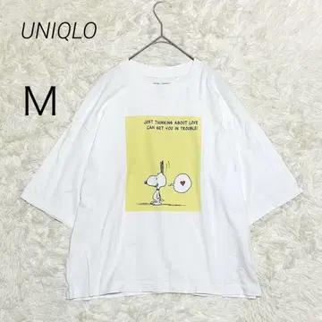 유니클로 UNIQLO 티셔츠 반팔 스누피 캐릭터 T