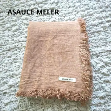 ASAUCE MELER 린넨 스톨 코랄 핑크