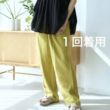 FREAK'S STORE 린넨 레이온 이지 팬츠 FREE 사이즈