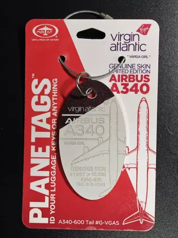 버진 아틀랜틱 항공 Planetags A340-642