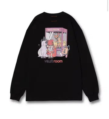 vault room 블랙 긴팔 T셔츠