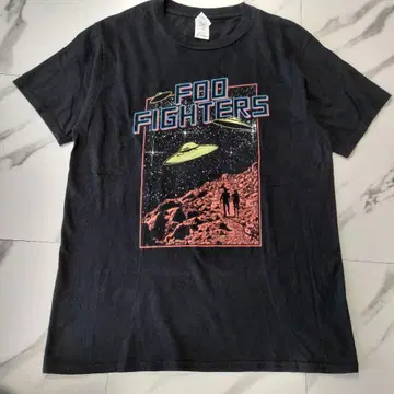 GILDAN/FOO FIGHTERS 프린트 티셔츠 블랙 M