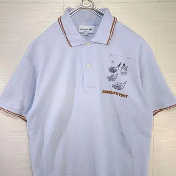 라코스테 피케 셔츠 RENE DID IT FIRST 자수 로고