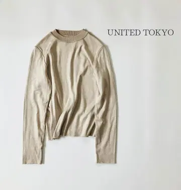 UNITED TOKYO 유나이티드 도쿄 크루넥 니트 티셔츠
