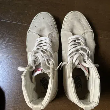 Vans 하이컷 스니커즈 크림색