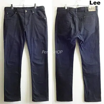 Lee 타이트 스트레이트 데님 W89cm 스트레치 블랙