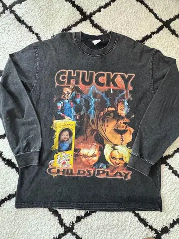 CHUCKY CHILDS PLAY 긴팔 빈티지풍