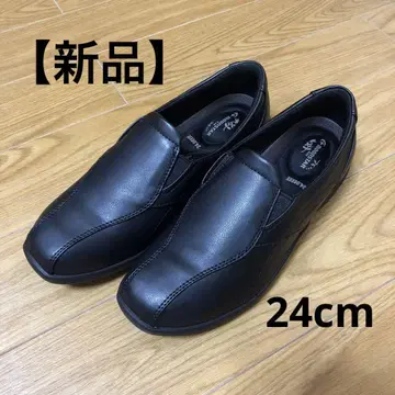 여성 신발 블랙 24 cm