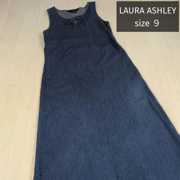 LAURA ASHLEY 슬리브리스 원피스 데님 원피스 9