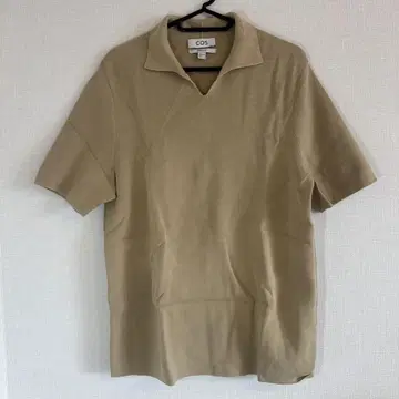 COS 베이지 피케 셔츠 EUR M