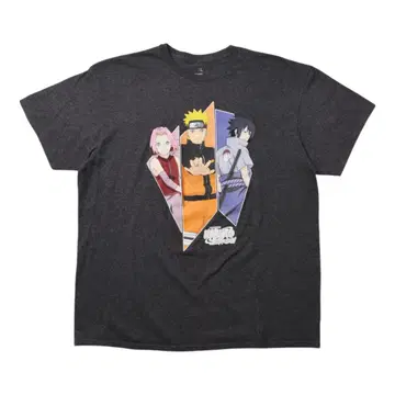 나루토 NARUTO 프린트 티셔츠 L 00년대 애니메이션 빈티지
