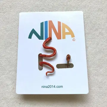 이와사키 세다카 뱀 귀걸이 및 귀걸이 세트 [Nina]