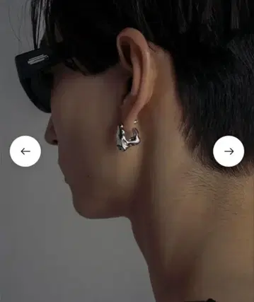 완판템 Jent Louis 실버 귀걸이