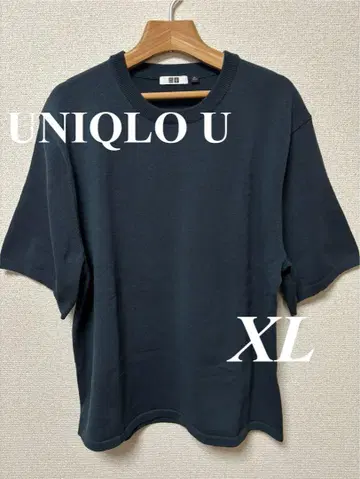 [ UNIQLO U ] 새상품급 니트 T셔츠 XL 네이비 완판템