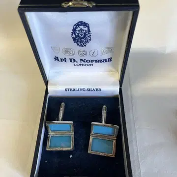 순은 커프스 단추 Sterling Silver