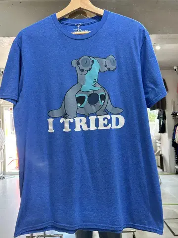 I TRIED 캐릭터 티셔츠