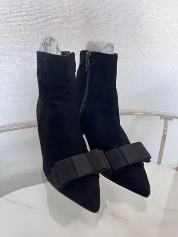 다이애나 DIANA chay 숏부츠 스웨이드 리본 24cm