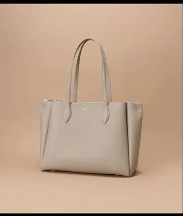 Dream bag for 가죽 토트백 베이지 사만다 타바사