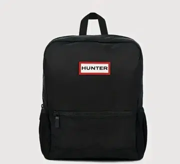 HUNTER 블랙 백팩