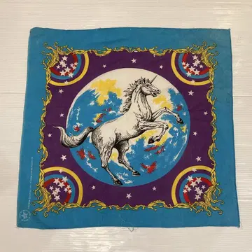 80s 페가수스 패턴 빈티지 반다나 빈티지 USA제