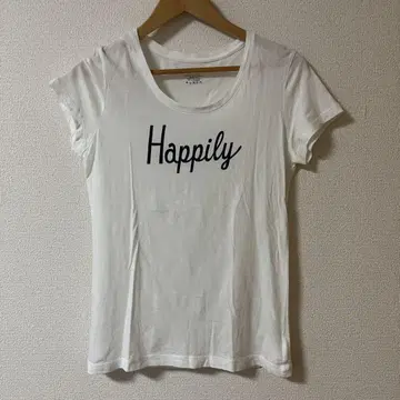 MACPHEE Happily 프린트 티셔츠 S 사이즈 마카피