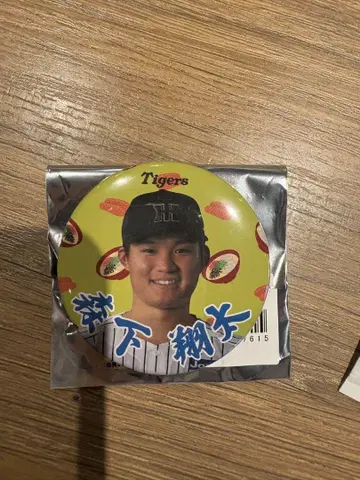 후쿠오카 한정판 한신 타이거즈 모리시타 캔뱃지