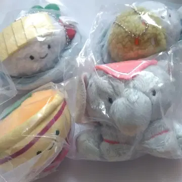 니코리노 태국 봉제 인형 코끼리 톰얌쿵 카오망가이 카레