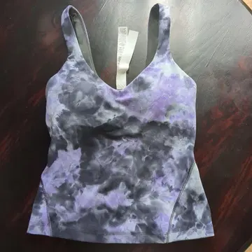 Lululemon 탱크탑 사이즈 2 그레이/퍼플